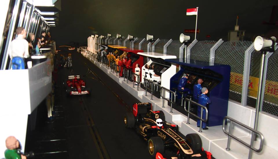 Pltc Raceway PL/TS 6. Six Timing Stands - Slot Track Scenics